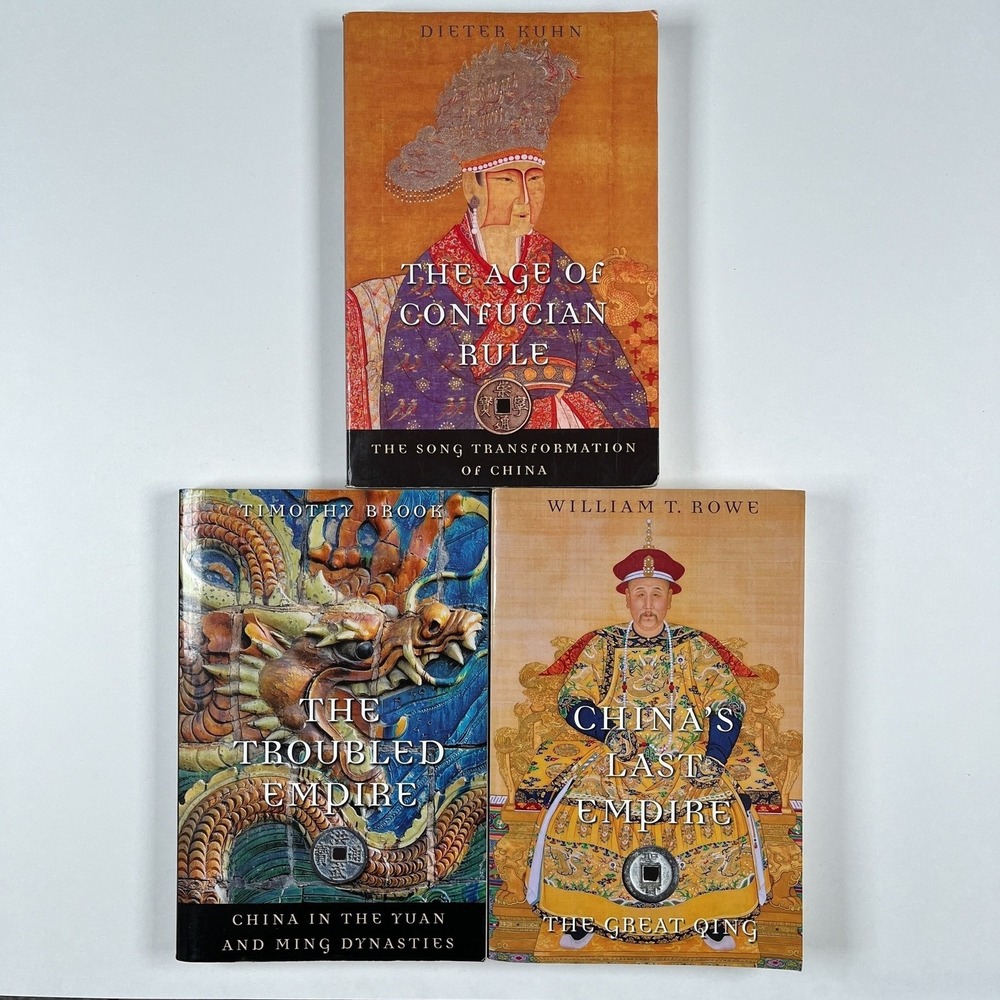 History of Imperial China Paperback Lot of 3 Kuhn Brook Rowe Harvard Belknap